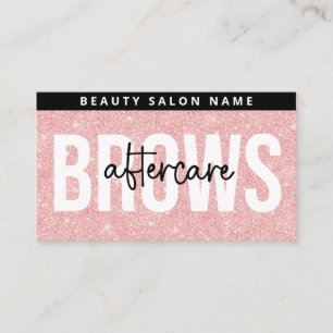 Carte De Visite Parties scintillant Brosses roses Instructions pou