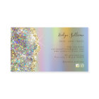 Parties scintillant de feuille holographique flamb