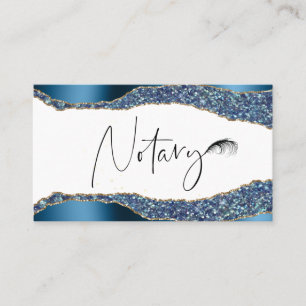 Carte De Visite *~* Parties scintillant de l'agent de signature du