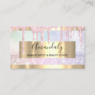 Carte De Visite Parties scintillant de maquillage Parties scintill