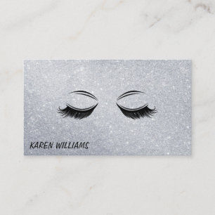 Carte De Visite Parties scintillant des cils
