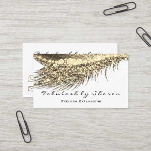 Carte De Visite Parties scintillant d'extension Eyebrow Lash de ma