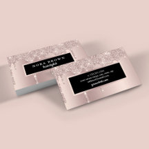 Parties scintillant d'or rose moderne gouttes coif
