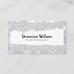 Carte De Visite Parties scintillant et Boke