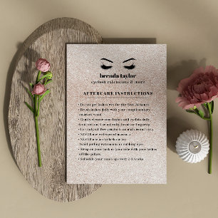 Carte De Visite Parties scintillant Eyelash Browbar Instructions p