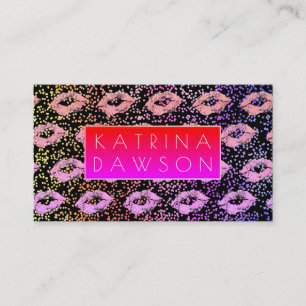 Carte De Visite Parties scintillant flamboyante Baisers et spectre
