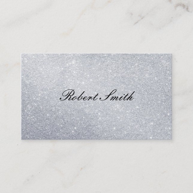 Carte De Visite Parties scintillant Glamor (Devant)