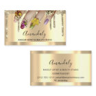 Parties scintillant Gold Drives Nail Manicure Flor