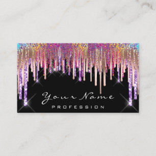Carte De Visite Parties scintillant Holographe de maquillage de cl