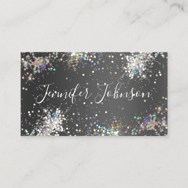 Carte De Visite Parties scintillant holographique maquillage Artis (Devant)