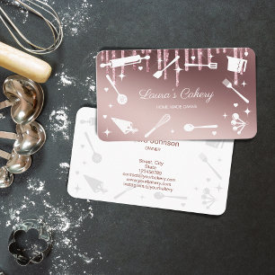 Carte De Visite Parties scintillant Lecteurs Outils de cuisson Ust