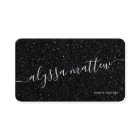 Parties scintillant Noire Premium Luxe Glam Modern