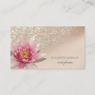 Carte De Visite Parties scintillant professionnelle moderne Bokeh 