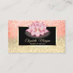 Carte De Visite Parties scintillant professionnelle Ombre Frame Lo
