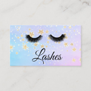 Carte De Visite Parties scintillantes BLEUES Girly de