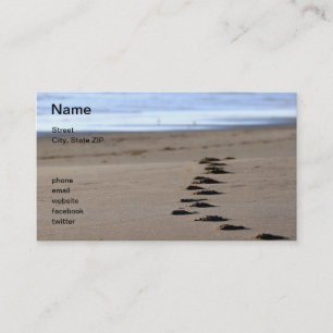 Carte De Visite Pas de plage