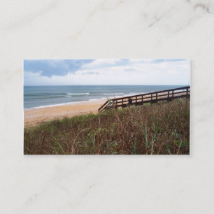 Carte De Visite Passage couvert de plage de Flagler