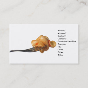 Carte de visite passé