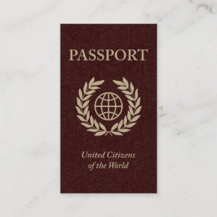 Carte De Visite passeport