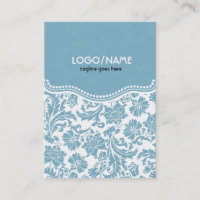 Pastel Blu & Blanc Vintage Floral à Customise de D