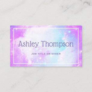 Carte De Visite Pastel Galaxy Nebula