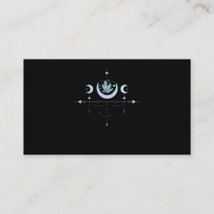Carte De Visite Pastel Goth Moon Crescent de cuisine
