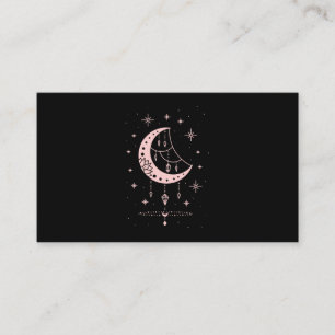 Carte De Visite Pastel spirituel Goth Moon Kawaii