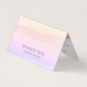 Carte De Visite Pastel Watercolor Lip Distributeur Conseils et ast
