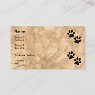 Carte De Visite Pâtes