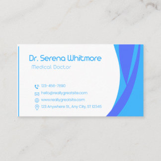 Carte De Visite Patient Care & Wellness Consultant business card
