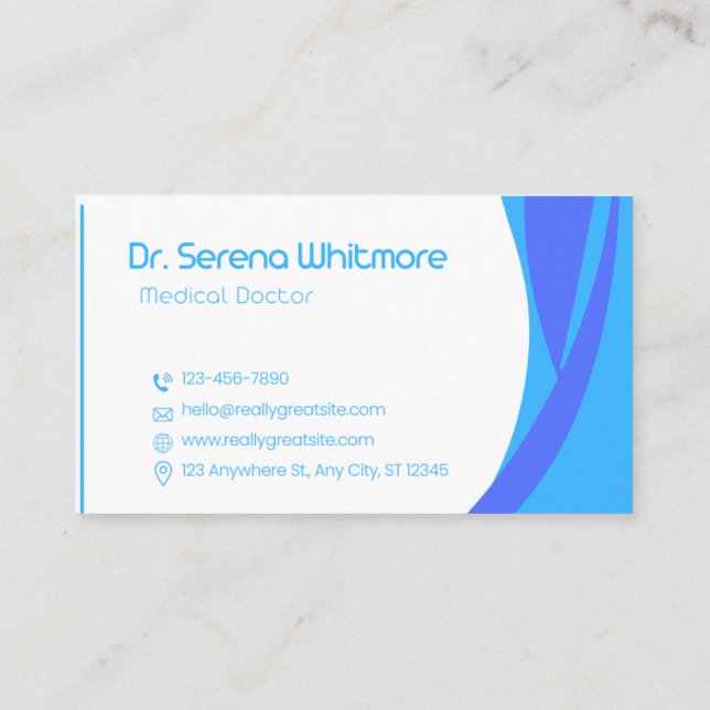 Carte De Visite Patient Care & Wellness Consultant business card (Dos)