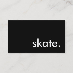 Carte De Visite patinage.
