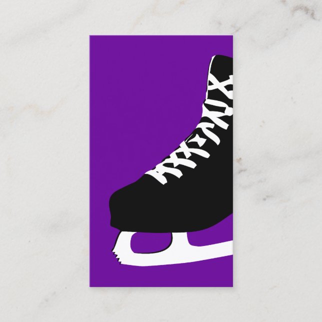 Carte De Visite patinage (Devant)
