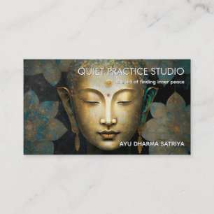 CARTE DE VISITE PATINE DE PAIX   PORTRAIT DE MÉDITATION
