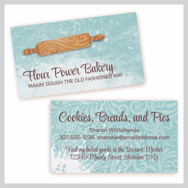 Carte De Visite Pâtisserie boulangerie boulangerie boulangerie bou (Créateur téléchargé)
