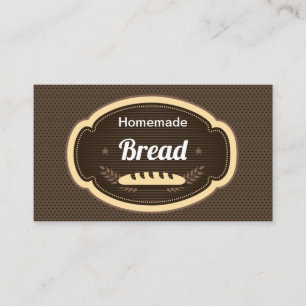 Carte de visite pâtisserie de boulangerie - 3,5 po