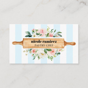 Carte De Visite Pâtisserie de la boulangerie Florale Rollery Pât
