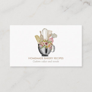 Carte De Visite Pâtisserie gâteau de boulangerie café chef pâtissi