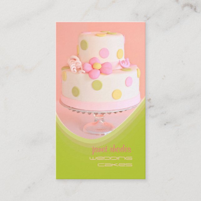 Carte De Visite pâtisserie Mariage (Devant)