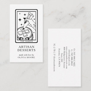 Carte De Visite Pâtissier Tarot
