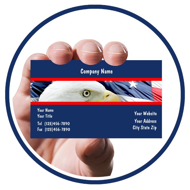 Carte de visite patriotique (Créateur téléchargé)