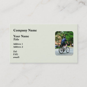 Carte De Visite Patrouille à bicyclette de la police