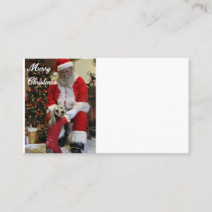 Carte De Visite Patrouilles Père Noël