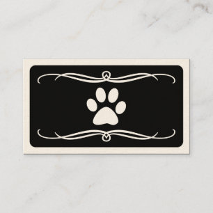 Carte De Visite patte d'animal familier de mod