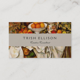 Carte De Visite Paul Cezanne Pomples Oranges Impressionnisme