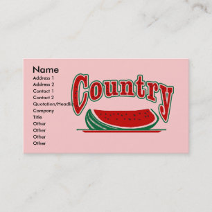 Carte De Visite Pays de la pastèque