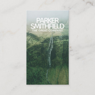 Carte De Visite Paysage Cascade Nature