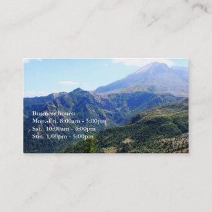 Carte De Visite paysage de ciel et de montagne professionnel