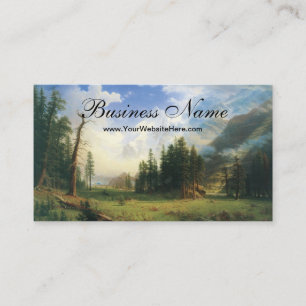 Carte De Visite Paysage de montagne, Bierstadt, Hudson River Schoo