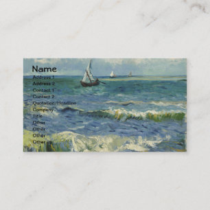 Carte De Visite Paysage marin aux Saintes-Maries (F415) Van Gogh F